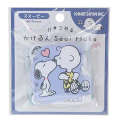 【メール便】スヌーピー メッセージシール かけるんシールフレーク スヌーピー＆フレンズ ピーナッツ カミオジャパン ラッピング 伝言 キャラクター グッズ 
