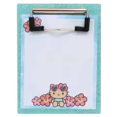 【メール便】ハローキティ メモ帳 グリッターバインダーメモ 日焼け サンリオ カミオジャパン 新学期準備文具 キャラクター グッズ 