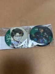 進撃の wit ポップアップ リヴァイ 缶バッジ 2種 進撃の巨人