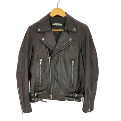 メゾンスペシャル MAISON SPECIAL Dress-Fit Sheep Leather Double Rider Jacket メンズ JPN：0 のサムネイル