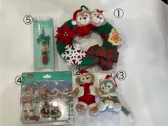 ディズニー　ダッフィー　クリスマス5点セット