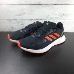 ADIDAS RUNFALCON 2.0 アディダス ランファルコン 2.0 ブラック オレンジ 黒 橙色 23.5cm GZ7418 L01633
