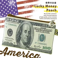 短財布 コインケース ポーチ 海外 小銭入れ コンパクト 財布 ポーチ メンズ レディース ミニ財布 短財布 コインケース NEK 紙幣 通貨 ジッパー 整理 コンパクト 小銭入れ カードケース 7987148 (100ドル)