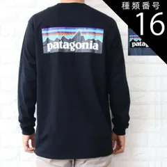 種類16:WHITE /L 種類1:BLACK　(BLK)/XS パタゴニア ロンT 長袖 Tシャツ メンズ P-6 ロゴ レスポンシビリティー ブラック ブルー Patagonia 38518
