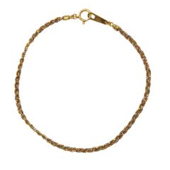 ゴールド k18 18金 ブレスレット スクリュー/スパイラル 刻印あり
