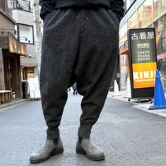 MB ULTIMATE FABRIC ウール縮絨サルエルパンツ グレー S - メルカリ