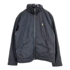 90年代 Polo by Ralph Lauren ポロ ラルフローレン ウォームアップジャケット ネイビー(メンズ M)中古 古着 X2125