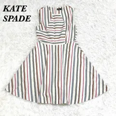 kate spade new york 00 ノースリーブワンピース ホワイト