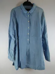 【USED/訳アリ】LAURAASHLEYローラアシュレイ デニムドットチュニック サイズ13