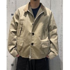 完売＜H＞フェード レザーカラー カバーオール 2 OVY KAJA コモリ