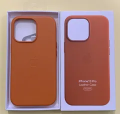 新品 iPhone 13 Pro レザーケース　ゴールデンブラウン未使用