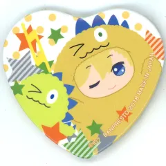 【中古】バッジ・ピンズ(キャラクター) 六弥ナギ 「アイドリッシュセブンカフェ～アイナナパレード～ ハート型缶バッジ」