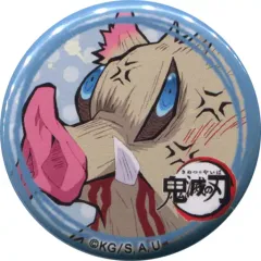 【中古】バッジ・ピンズ 嘴平伊之助(怒り/左向き/血) 「鬼滅の刃 キャラクター絵巻カフェ in ufotable Cafe 第五期 ゆる顔缶バッジ 嘴平伊之助ver.」