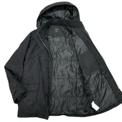 bossini 中綿 ジャケット フードコート XL 黒 ブルゾン アウター 防寒