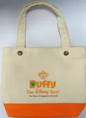 【中古】バッグ(キャラクター) ダッフィー トートバッグ(ハロウィン/オレンジ×ベージュ) 「ダッフィー ザ ディズニーベア」 東京ディズニーシー限定
