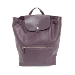 LONGCHAMP ロンシャン プリアージュ  レザー    パープル レディース / 241016001556