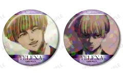 【中古】バッジ・ビンズ イェレナ 場面写 ホログラム缶バッジ2個セット 「進撃の巨人」