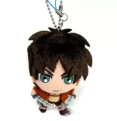 【中古】ストラップ(キャラクター) エレン・イェーガー ぬいぐるみストラップ 「進撃の巨人・ザ・リアル」 ユニバーサル・スタジオ・ジャパン限定 