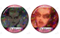 【中古】バッジ・ビンズ ポルコ・ガリアード 場面写 ホログラム缶バッジ2個セット 「進撃の巨人」