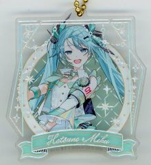 初音ミク 感謝祭 オーロラ箔押しアクリルキーホルダー - メルカリ