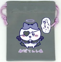 【中古】バッグ [単品] ハチワレ(堕天) てんし あくま ミニ巾着 「ちいかわ なんか小さくてかわいいやつ てんし あくま＠東京駅」