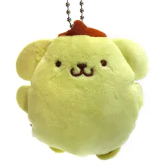 【中古】キーホルダー ふわふわポーズ 「ポムポムプリン もちもちぬいぐるみボールチェーン」