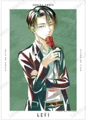 【中古】ポスター A3マット加工ポスター リヴァイ(Flower Shop ver.) 描き下ろし Ani-Art 「進撃の巨人」
