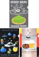 【中古】クリアファイル はぐれメタルのクリアファイル（3枚セット） 「ドラゴンクエストふくびき所スペシャル ～つくろう!!スライムキッチン!編～」 はぐれメタルで賞 D-4賞