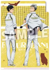 【中古】クリアファイル 梟谷学園高校(振り向き) 3ポケットクリアファイル 「ハイキュー!! 烏野高校 VS 白鳥沢学園高校」