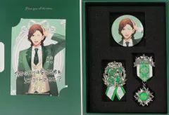 【中古】銀製品・指輪・アクセサリー(キャラクター) 寿嶺二 バースデーシャイニングエンブレムブローチセット 「うたの☆プリンスさまっ♪」 ブロッコリーオフィシャルストア限定