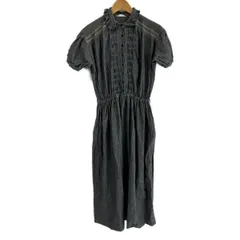 PINK HOUSE(ピンクハウス) ワンピース レディース - グレー 半袖/マキシ丈/フリル