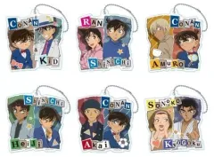 【中古】キーホルダー・マスコット(キャラクター) 全6種セット 「名探偵コナン ツインコラージュシリーズ アクリルキーチェーン」