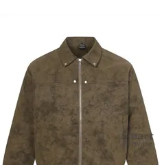 レザージャケット メンズ ブラウン 襟付き 厚手 フェイクレザー レトロ 秋冬 防寒 アウター M260119-1