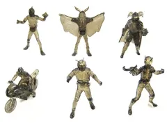 【中古】トレーディングフィギュア 全6種セット クリアブラックバージョン 「HG 仮面ライダー9」 東映ヒーローネット第9期会員限定特典