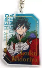 【中古】キーホルダー 緑谷出久 「僕のヒーローアカデミア 描き下ろしトレーディング箔押しアクリルキーホルダー JF2025 Ver.」 ジャンプフェスタ2025 EC限定