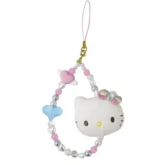 【中古】ストラップ ハローキティ(レインボー) フェイスマスコットストラップ 「サンリオキャラクターズ」