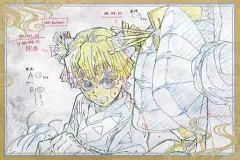 【中古】ポストカード 善子(我妻善逸)＆堕姫 ポストカード 「鬼滅の刃 遊郭編×ufotable DINING 第2期」 お楽しみくじ Wチャンス みんなにおすそ分け景品