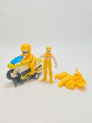 当時物 超獣戦隊ライブマン イエローライオン プラデラ フィギュア 