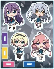 【中古】アクリルスタンド・アクリルパネル レナ＆トーカ＆クリス＆ムラサキ デフォルメキャラ アクリルキャラスタンド 「グリザイア：ファントムトリガー」