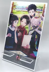 【中古】雑貨 大和守安定＆加州清光＆厚藤四郎＆鳴狐 一周年記念祝画アクリルミラースタンド 「刀剣乱舞-ONLINE-」 刀剣乱舞STORE6グッズ