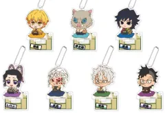 【中古】雑貨 全7種セット 「ぷちざぶスタンドミニアクリルキーホルダー 鬼滅の刃 B」