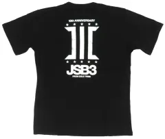 【中古】Tシャツ 三代目 J SOUL BROTHERS Tシャツ ブラック Mサイズ 10th ANNIVERSARYグッズ