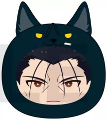 [중고] 봉제인형 마스코트·봉제인형 배지 사이토 이치 [루로니 검심 - 메이지 검객 낭만담- 아니즈킨(봉제인형 마스코트)]