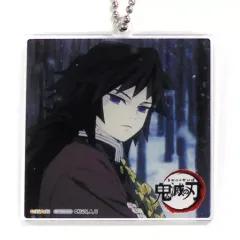 【中古】雑貨 冨岡義勇 アクリルキーホルダー 「G.E.M.シリーズ 鬼滅の刃 てのひら義勇さん 完成品フィギュア」 あみあみ限定特典