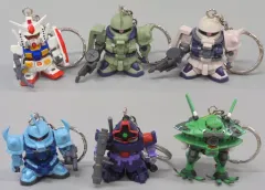 【中古】雑貨 全6種セット リファインモビルスーツキーホルダー 「ガンダムシリーズ」