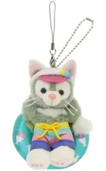【中古】雑貨 ジェラトーニ(浮き輪) ぬいぐるみストラップ 「ダッフィー＆フレンズのサニーファン2021」 東京ディズニーシー限定