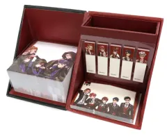 【中古】文房具その他 ハーツラビュル寮 ステーショナリーセット(付箋・メモ帳 ペンスタンド付き) 「ディズニー ツイステッドワンダーランド」