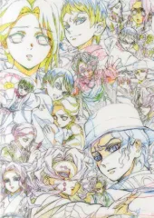 【中古】クリアファイル 珠世と愈史郎、無惨と累 A4クリアファイル 「鬼滅の刃 キャラクター絵巻カフェ in ufotable Cafe 終ノ巻」