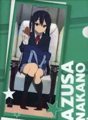 【中古】クリアファイル 中野梓(緑) A4クリアファイル 「映画 けいおん!」 前売り券購入特典 第1弾