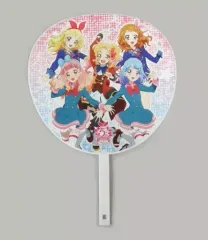【中古】うちわ(キャラクター) 集合 特大うちわ 「アイカツ!シリーズ 5thフェスティバル!!」
